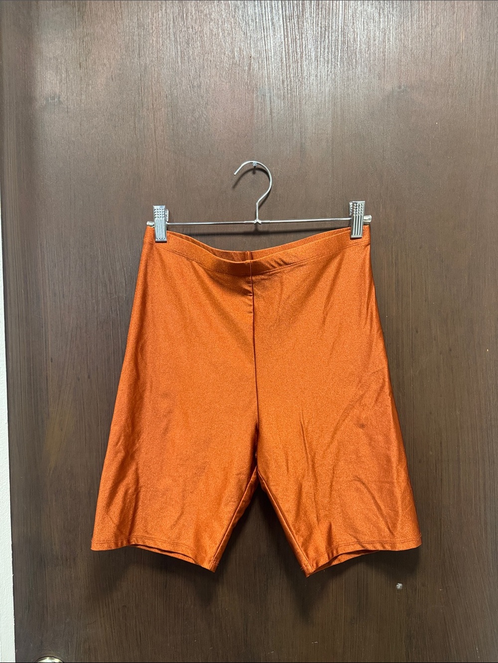 Forever 21 Orange Athletic Bike Shorts